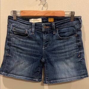 Pilcro and the Letterpress Denim Blue Jean Shorts